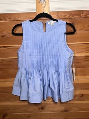 Women’s S Pleated Peplum Top